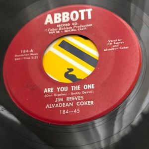 Jim Reeves How Many Vinyl 45 Record '55